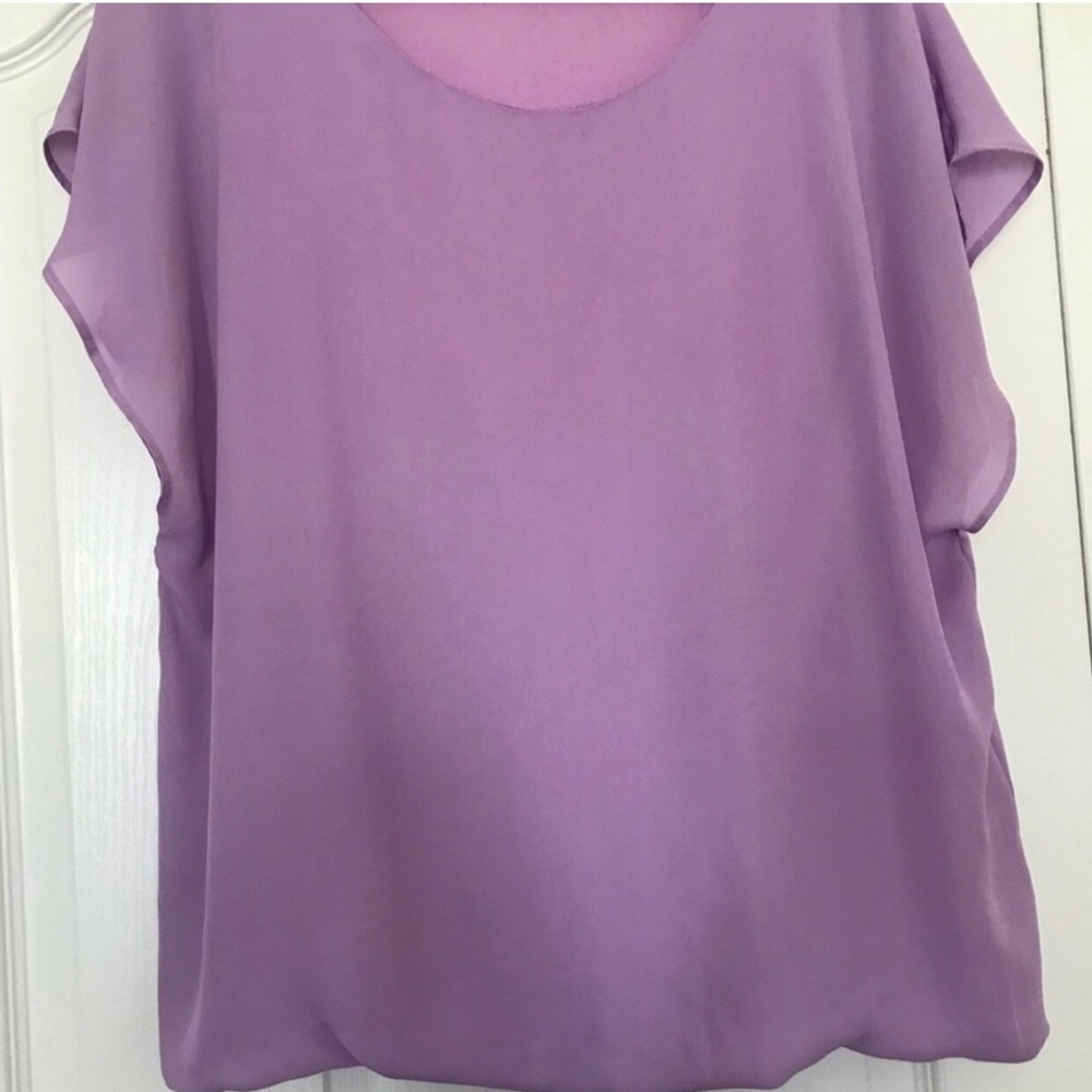 Light Purple Women's Blouse - Size Large NWOT